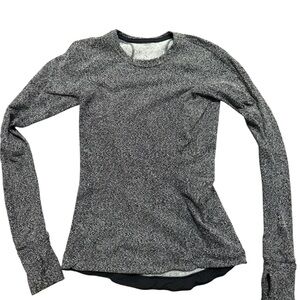 Lululemon Runderful Long Sleeve
Rush Jacquard Black White